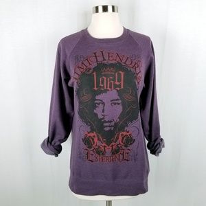Jimi Hendrix graphic crewneck sweatshirt size S
